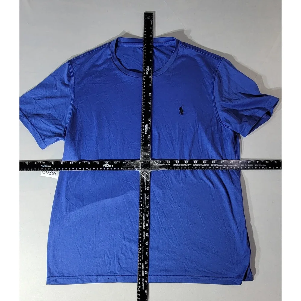 Polo Ralph Lauren Mens Royal Blue‎ Short Sleeve Pony Logo T-Shirt Size Large